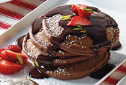 GODIVA Chocolate Pancakes